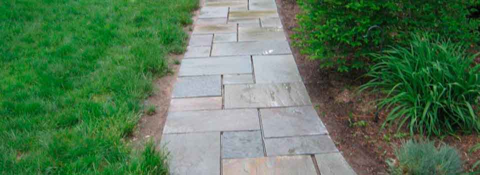 Blue Stone Walkway